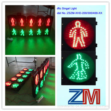 8 Inch Easy Installation Red Man and Green Dynamic Man with Digital Timer
